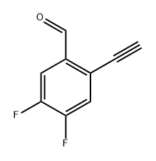 2-ethynyl-4,5-difluorobenzaldehyde Structure