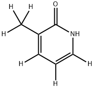3-(methyl-d3)pyridin-2(1H)-one-4,5,6-d3 Structure