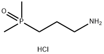 1-Propanamine, 3-(dimethylphosphinyl)-, hydrochloride (1:1) Structure