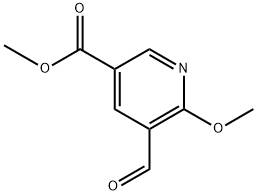 Methyl 5-formyl-6-methoxynicotinate Structure