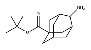 tert-butyl 4-aminoadamantane-1-carboxylate 구조식 이미지