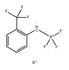 potassium trifluoro(2-(trifluoromethyl)benzyl)borate Structure