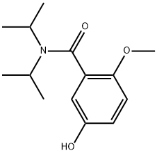 5-Hydroxy-2-methoxy-N,N-bis(1-methylethyl)benzamide Structure