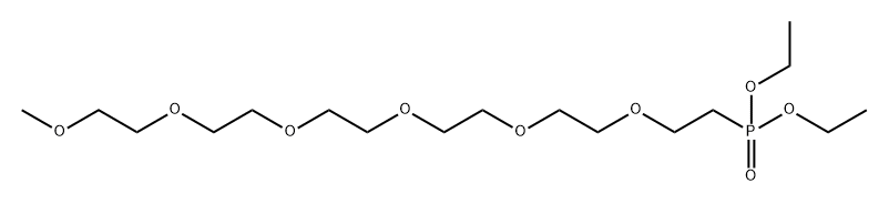 m-PEG6-phosphonic acid ethyl ester Structure