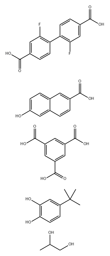 2,2'-Difluoro-[1,1'-biphenyl]-4,4'-dicarboxylic acid Structure