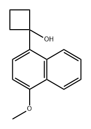 1-(4-methoxynaphthalen-1-yl)cyclobutanol Structure