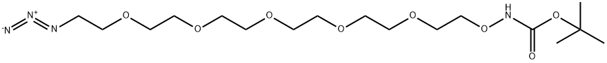t-Boc-Aminooxy-PEG5-azide Structure