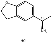 (R)-1-(2,3-dihydrobenzofuran-5-yl)ethan-1-amine hydrochloride Structure