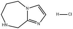 5H-Imidazo[1,2-a][1,4]diazepine, 6,7,8,9-tetrahydro-, hydrochloride (1:1) Structure