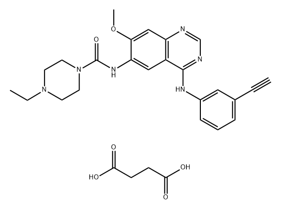 Epitinib (succinate) Structure