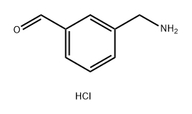 3-(Aminomethyl)benzaldehyde hydrochloride Structure