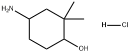 Cyclohexanol, 4-amino-2,2-dimethyl-, hydrochloride (1:1) Structure