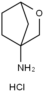 2-Oxabicyclo[2.2.1]heptan-4-amine, hydrochloride (1:1) Structure