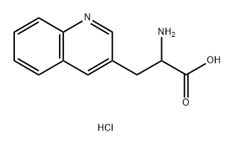 2-AMINO-3-(3-QUINOLYL)PROPANOIC ACID DIHYDROCHLORIDE Structure