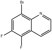 8-Bromo-5,6-difluoroquinoline Structure