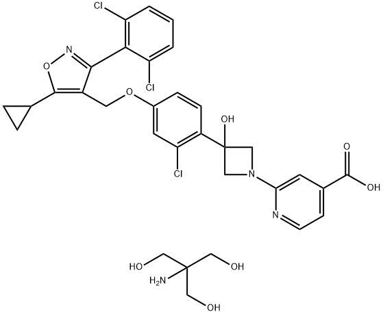 Cilofexor Tromethamine Structure