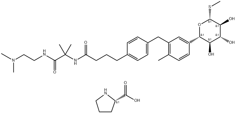 LX-2761 / L-Proline cocrystal Structure