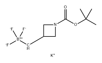 Potassium N-Boc cyclobutylmethyl borate Structure