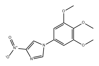 4-nitro-1-(3,4,5-trimethoxyphenyl)-1H-imidazole Structure