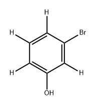 Phen-2,3,4,6-d4-ol, 5-bromo- Structure