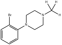 1-(2-Bromophenyl)-4-(methyl-d3)piperazine Structure