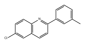 6-chloro-2-(m-tolyl)quinoline Structure