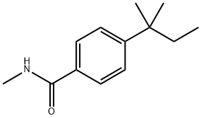 4-(1,1-Dimethylpropyl)-N-methylbenzamide Structure