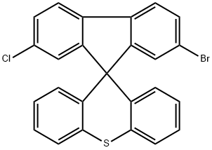 2-Bromo-7-chlorospiro[9H-fluorene-9,9′-[9H]thioxanthene] Structure