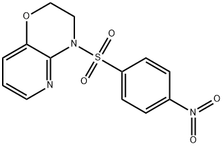 4-((4-nitrophenyl)sulfonyl)-3,4-dihydro-2H-pyrido[3,2-b][1,4]oxazine Structure