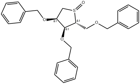 1,4-anhydro-2,3,5-tri-O-benzyl-4-sulfoxide-D-ribitol Structure