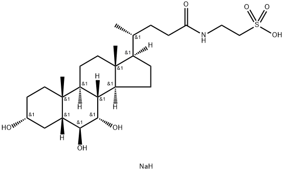 Tauro-α-muricholic acid sodium salt Structure