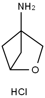 2-oxabicyclo[2.1.1]hexan-4-amine hydrochloride Structure