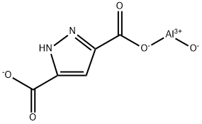 Aluminum, hydroxy[1H-pyrazole-3,5-dicarboxylato(2-)-κO3]- Structure