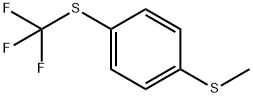 1-(Methylthio)-4-[(trifluoromethyl)thio]benzene Structure