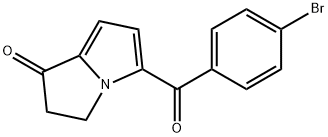 5-(4-Bromobenzoyl)-2,3-dihydro-1H-pyrrolizin-1-one Structure