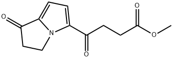 Methyl 2,3-dihydro-γ,1-dioxo-1H-pyrrolizine-5-butanoate Structure