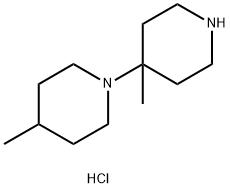 1,4'-Bipiperidine, 4,4'-dimethyl-, hydrochloride (1:2) 구조식 이미지