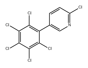 2-Chloro-5-(perchlorophenyl)pyridine 구조식 이미지