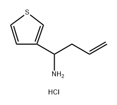 1-(3-THIENYL)BUT-3-ENYLAMINE HCl Structure