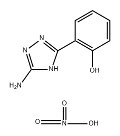 2-(3-Amino-1H-1,2,4-triazol-5-yl)phenol nitrate Structure