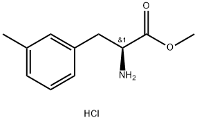 methyl?(S)-2-amino-3-(m-tolyl)propanoate?hydrochloride Structure