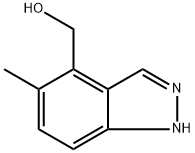 5-Methyl-1H-indazole-4-methanol Structure