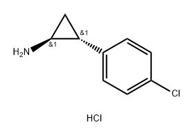 (1S,2R)-2-(4-Chloro-phenyl)-cyclopropylamine hydrogen chloride 구조식 이미지