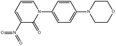 1-4-(4-Morpholinyl)phenyl-3-nitro-2(1H)-pyridinone Structure