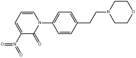 1-4-2-(4-Morpholinyl)ethylphenyl-3-nitro-2(1H)-pyridinone Structure