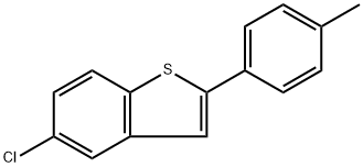 5-Chloro-2-(4-methylphenyl)benzo[b]thiophene Structure