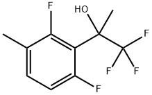 2-(2,6-difluoro-3-methylphenyl)-1,1,1-trifluoropropan-2-ol Structure