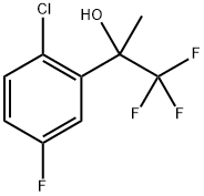 2-(2-chloro-5-fluorophenyl)-1,1,1-trifluoropropan-2-ol Structure