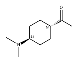 1-[trans-4-(Dimethylamino)cyclohexyl]ethanone Structure