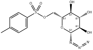 6-O-Tosyl-β-D-glucopyranosyl azide Structure